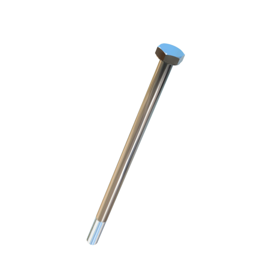 Titanium 1/4-28 X 4-3/4 UNF Allied Titanium Hex Head Bolt (No Dimple)